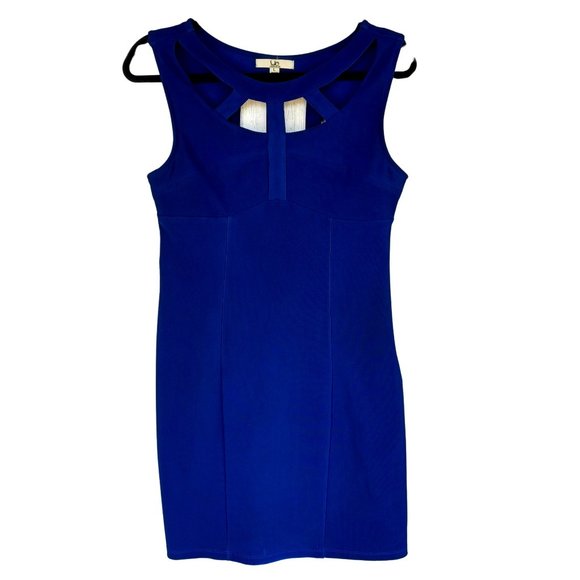 Ya Los Angeles Dark Blue Dress Size Large - Picture 1 of 4
